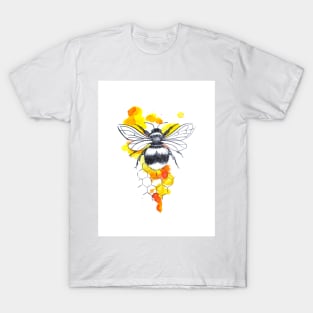 Bumble Bee Kind Watercolour T-Shirt
